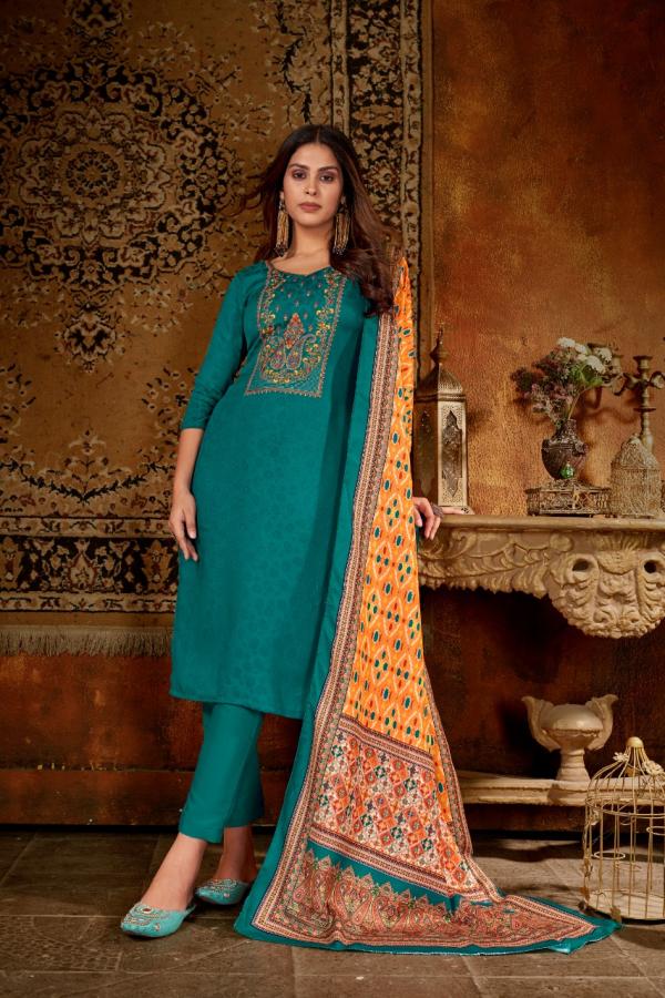 Bipson Kashmiri Beauty 3001 To 3004 Pashmina Dress Material